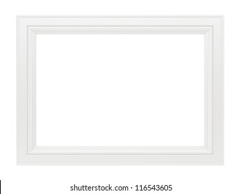 White frame of the classical style can be used for background