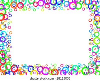 White Framework Color Geometrical Figures Stock Illustration 28115035 ...