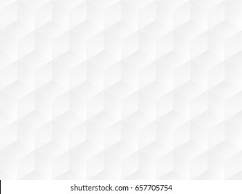 White Geometric Pattern Illustration