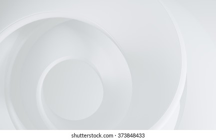 White Gray Milky Swirl - Subtle Abstract Background Concept