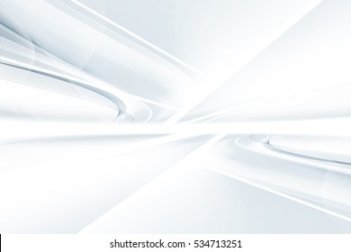 White Gray Perspective Background. Blurred Pattern Lines. Abstract Creative Graphic. Decorative Wallpaper Style.