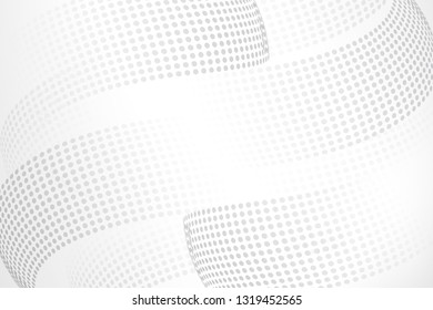 White grey Halftone Background , Technology Background,Dots digital