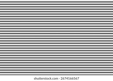 White horizontal pattern of stripes on black abstract background
