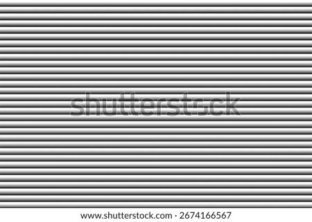 White horizontal pattern of stripes on black abstract background