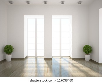 White Interior Design Stock Illustration 119038480 | Shutterstock