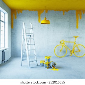 How Ceiling Paint Stock Illustrations Images Vectors