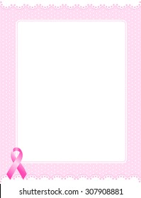 147 Pink Breast Cancer Ribbon Patterned Frame Images, Stock Photos ...