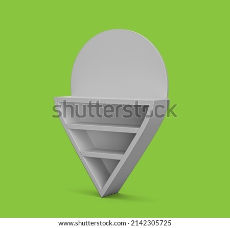 White Map pointer 3d pin Location symbol on isolated Background 3d illustration