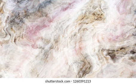 White Marble Pattern. Abstract Texture And Background. 2D Illustration