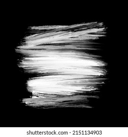 White Oil Acrylic Paint Smudge Over Stock Illustration 2151134903 ...