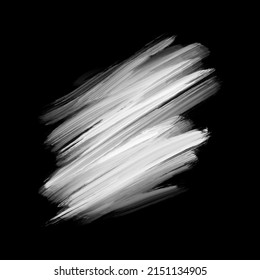 White Oil Acrylic Paint Smudge Over Stock Illustration 2151134905 ...