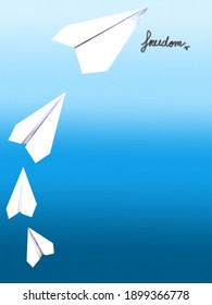 Paper Plane Color Background High Res Stock Images Shutterstock