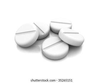 white pills