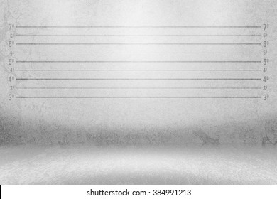 White Police Line Up Wall Background