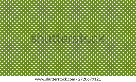 white polka dots pattern over olive drab useful as a background
