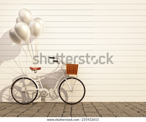 white bicycle basket