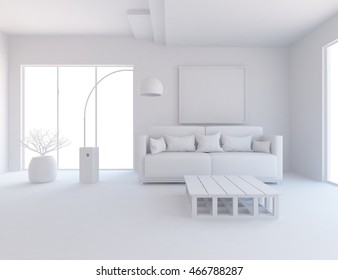 Room Render White Images Stock Photos Vectors Shutterstock