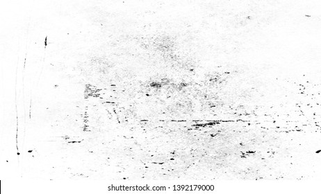 White Scratched Grunge Background, Old Film Effect For Text. Texture Overlays