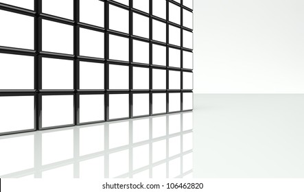 White Screen Video Wall Background