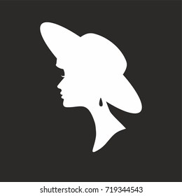 White Silhouette Woman Illustration Stock Illustration 719344543 ...