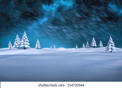 Snow Landscape Night Images Stock Photos Vectors Shutterstock