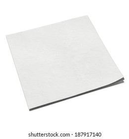 White Square Bar Napkin