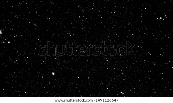 暗い背景に白い星の宇宙の幾何学的なイラスト のイラスト素材