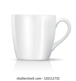 white tea cup - Shutterstock ID 132111731
