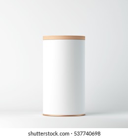 Download Cylindrical Tin Can Mockup High Res Stock Images Shutterstock