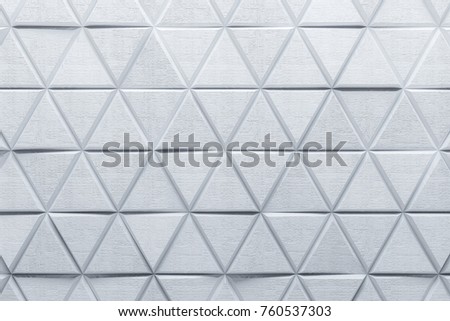 White triangular abstract background, Grunge surface, 3d Rendering