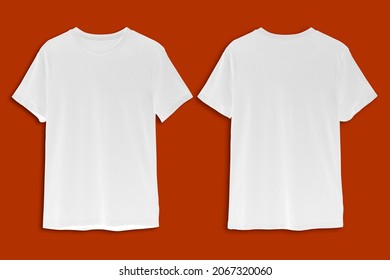 White t-shirt for prints or advertisements.
