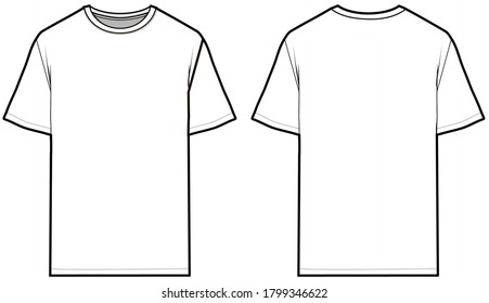 Oversized Boxy T Shirt Men Women Stock Vector (Royalty Free) 2196075381 ...