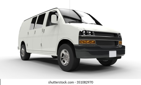 White Van Low Front