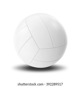 Similar Images, Stock Photos & Vectors of White leather volleyball ...