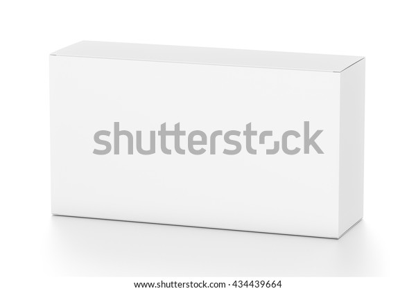 Download White Wide Horizontal Rectangle Blank Box Stock ...