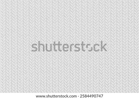 White Wool Knitted Texture Background, tricot pattern extreme closeup. 3d Rendering
