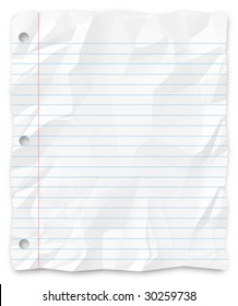 Notebook Paper Clipart Images Stock Photos Vectors Shutterstock Choose from over a million free vectors, clipart graphics, vector art images, design templates, and illustrations created by artists worldwide! https www shutterstock com image illustration white wrinkled piece lined school paper 30259738
