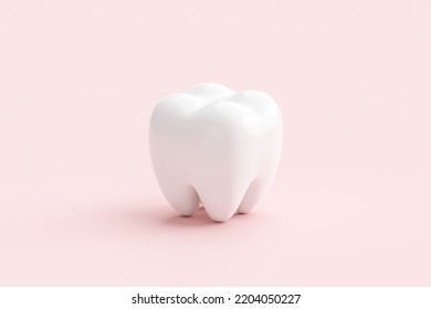 Whitening baby tooth care or kid teeth isolated on white 3d background with healthy child mouth strong dental concept and human dentistry root hygiene health of cleaning youth oral dentist toothpaste. - Powered by Shutterstock