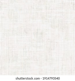 Whitewash linen texture seamless background. Cotton cloth effect in weathered sun bleached coastal living style. Irregular blotched mottled pastel white fabric material. Beach wedding blank backdrop
