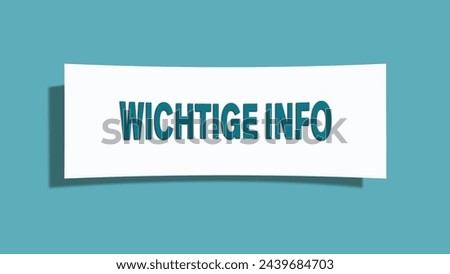 Similar – Image, Stock Photo News service info board