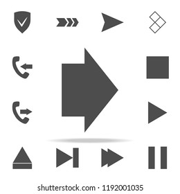 Wide Arrow Icon. Web Icons Universal Set For Web And Mobile