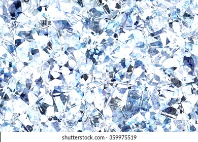 Wide Continuous Crystal Glass Pattern 