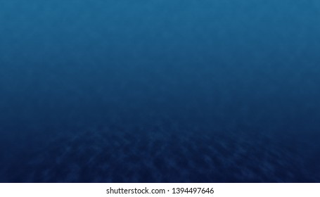 Wide Open Underwater Scene That Shows The Ocean Floor.