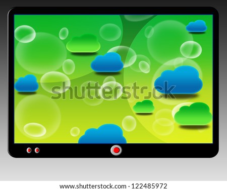 Widescreen TFT display