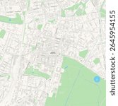 Wiener Neustadt, Lower Austria, Austria high-resolution urban city map, Includes detailed streets, parks, rivers, and urban layout. Perfect for print, web, and city planning projects.