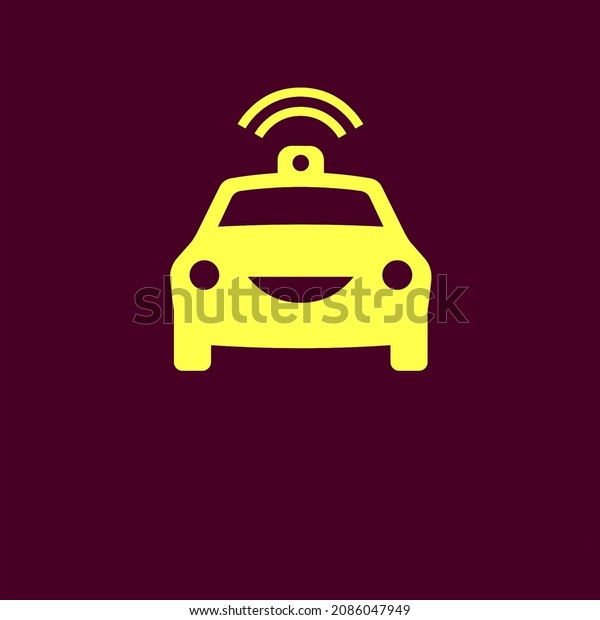 The Wifi car design logo,Just for the taste of\
car and the car colour is\
yellow