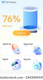Wifi speed,signal and security checked 