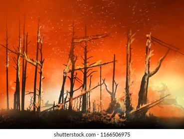 最も好ましい リアル 山 火事 イラスト 絵画のユニークなコレクション
