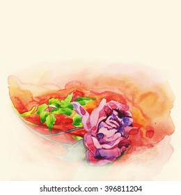 wild rose background