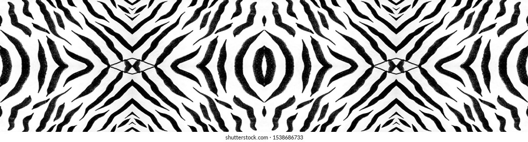 Animal Background Trendy Tiger Print Seamless Stock Illustration ...